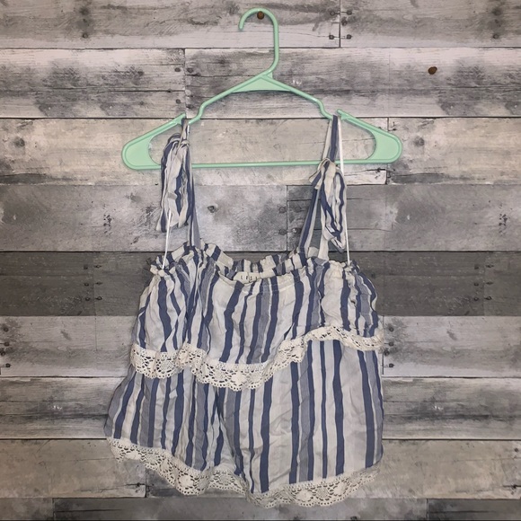 Women’s Lost + Wander Marina striped tank size M - Picture 2 of 4